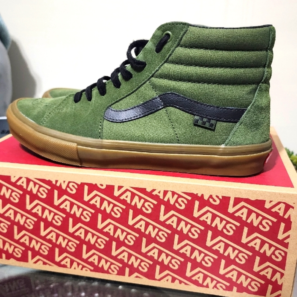 Vans Sk8 Hi Green/Gum 11